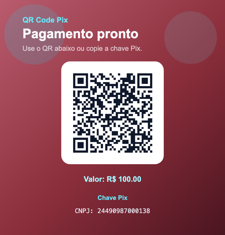 Pagamento PIX Gestão Bem — QR Code e chave CNPJ 24.490.987/0001-38, valor R$ 100,00
